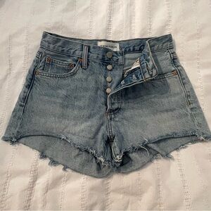 Blue Jean Denim Form Shorts size 24